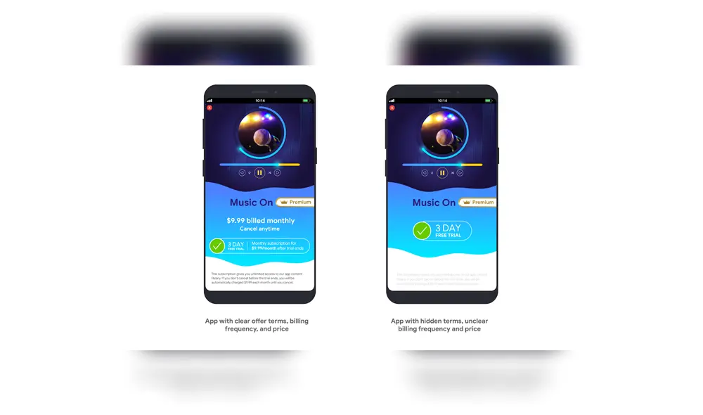 Cómo detallar de forma clara los términos de las suscripciones.