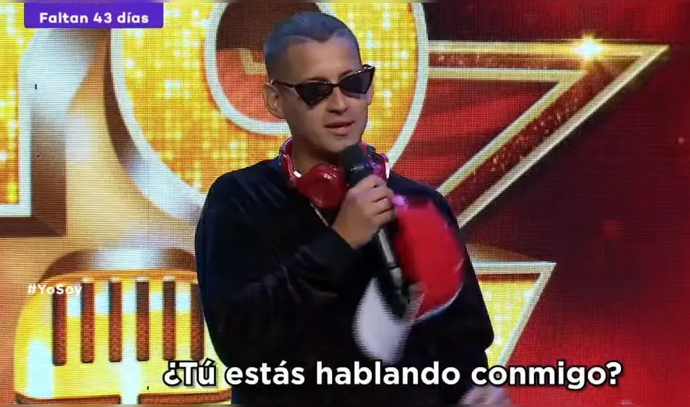 “Yo soy”: Ricardo Morán hace increíble pedido a imitador de Bad Bunny [VIDEO]