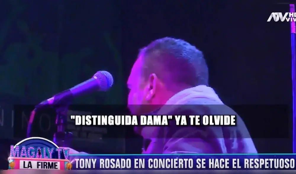 Tony Rosado modifica famosa frase donde insultaba mujeres: “Ya te olvidé, distinguida dama” Tony Rosado modifica famosa frase donde insultaba mujeres: “Ya te olvidé, distinguida dama”
