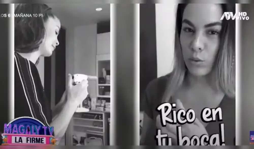 Aída Martínez y Laura Spoya enfrentadas por videos de cocina  Fotos: captura de ATV