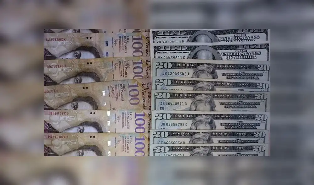 Cotización del dólar en Venezuela, según información de Dolar Today. Foto: AFP