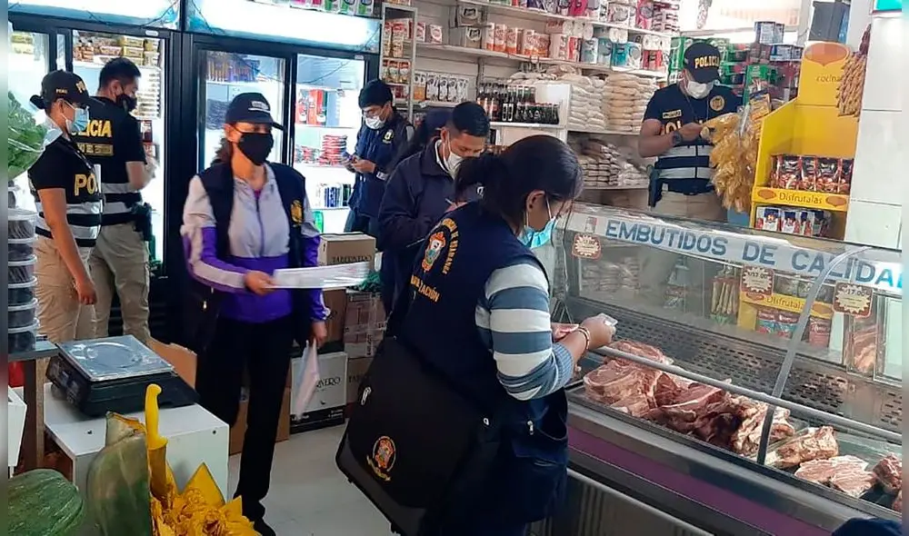 Fiscalía, Policía y la Dirección de Salud participaron en operativo. Foto: Ministerio Público. Fiscalía, Policía y la Dirección de Salud participaron en operativo. Foto: Ministerio Público.