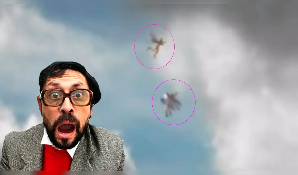 Facebook viral: pillan a supuestos ángeles surcando el cielo y los graban [VIDEO]