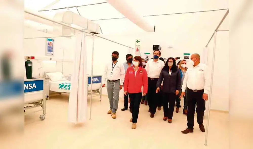 contingencia. Camas para pacientes leves o moderados.