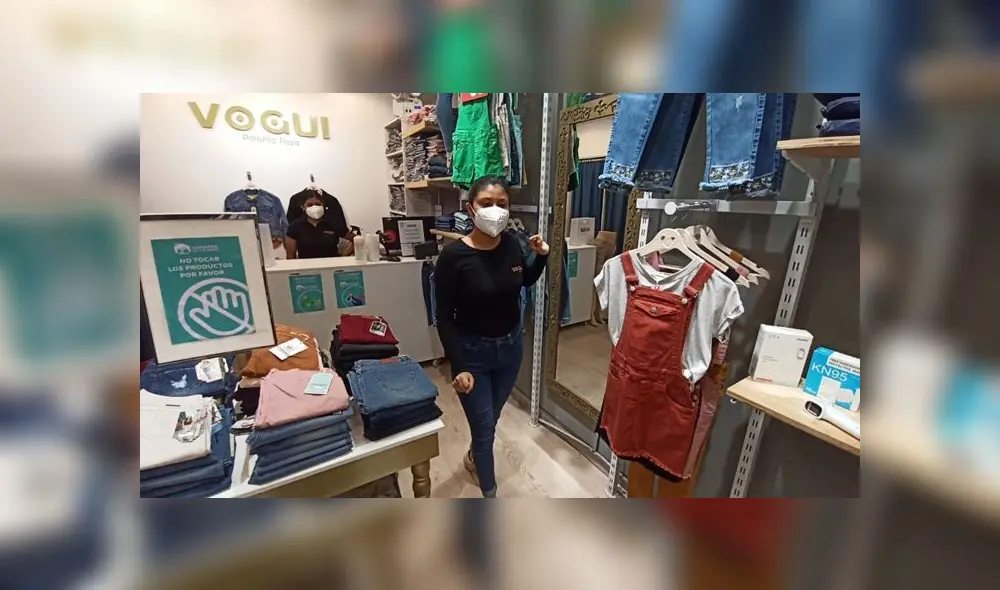 Locales y galerías serán multadas y clausuradas si no cumplen con protocolos y si sus trabajadores no tienen prueba negativa de COVID-19. (Foto: Jorge Cerdán / LaRepública)