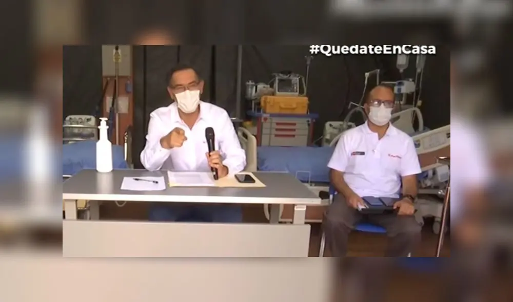 Presidente Vizcarra informó cantidad de pacientes que se curaron del COVID-19. Créditos: Captura Canal N.