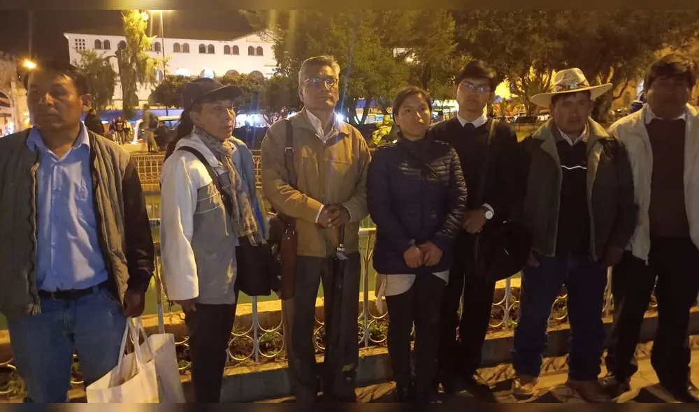 Dirigentes de organizaciones sociales de la región Cusco. Foto: Luis Álvarez/URPI