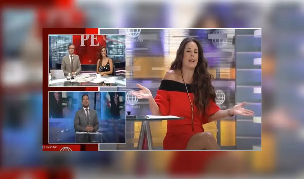 Escribens se queja en vivo porque Óscar del Portal le "robó" 3 minutos de su programa