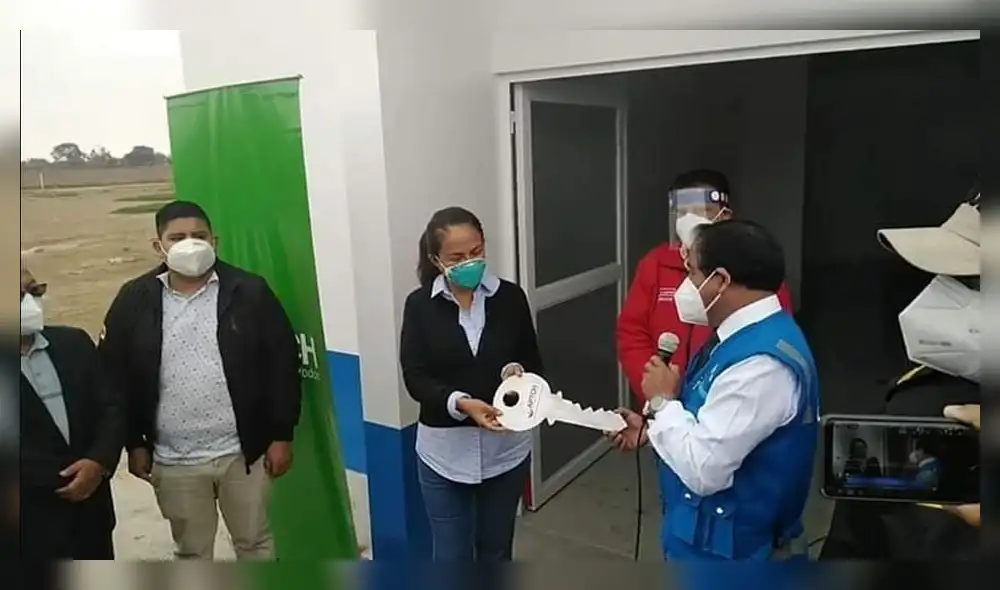 Entrega Hospital Temporal COVID-19 en Virú