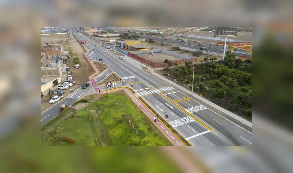 Esta arteria se suma al mejoramiento de los tramos 1 y 2 de la antigua Panamericana Sur.