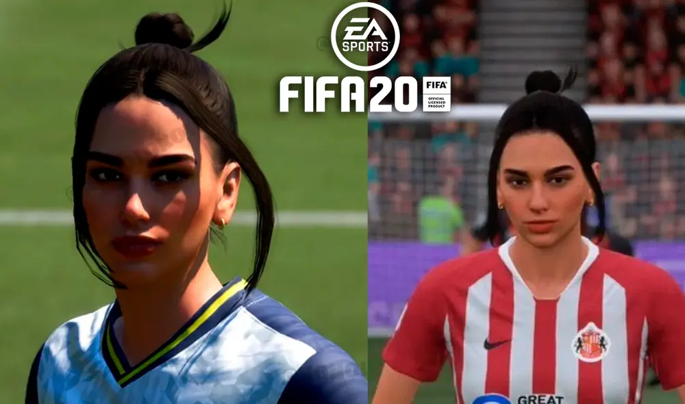 Dua Lipa, cantante, compositora y modelo, llegaría a FIFA 21. Foto captura: YouTube