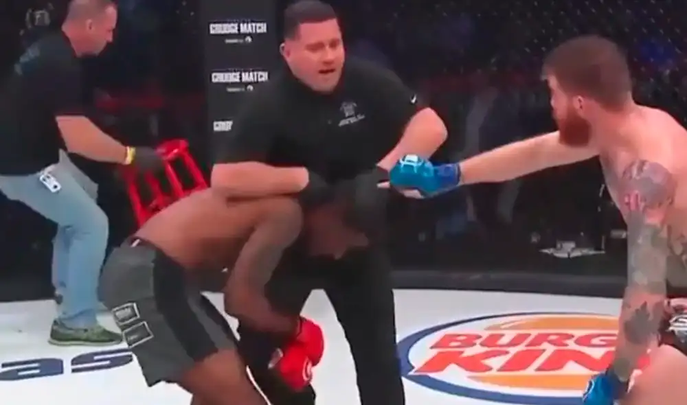 Una lucha de MMA se salió de control y el video ha dado la vuelta al mundo. Una lucha de MMA se salió de control y el video ha dado la vuelta al mundo.