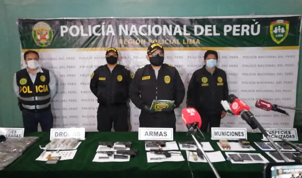 La mayoría de los detenidos registra antecedentes penales, según el general PNP Jorge Luis Cayas. (Foto: Milagros Ñaña / URPI - GLR)