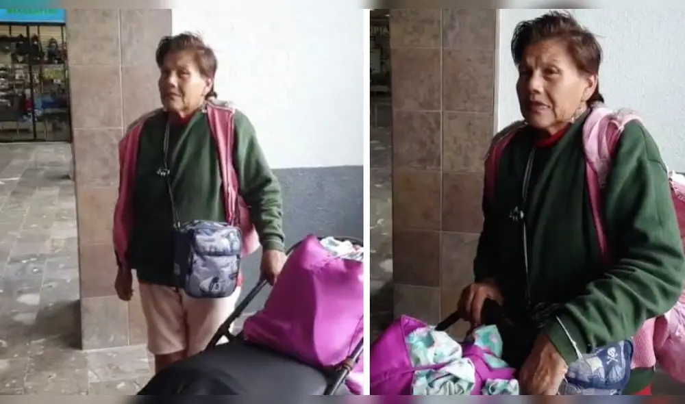 La señora Blanca lleva dos días varadas en el terminal de autobuses de Hermosillo. (Foto: El Imparcial)