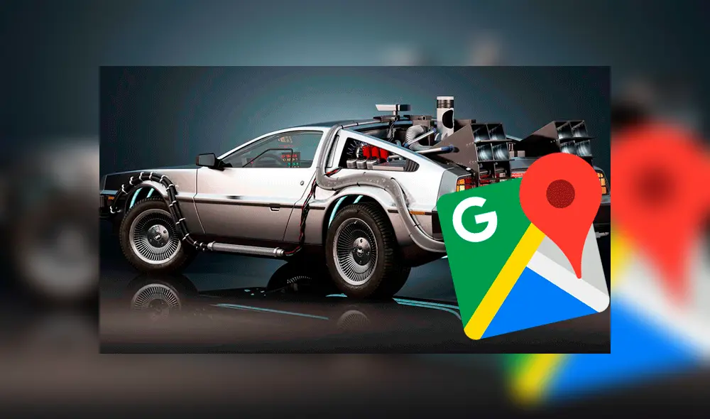 Google Maps: auto de la película 'Volver al Futuro' es fotografiado estacionado en solitaria calle