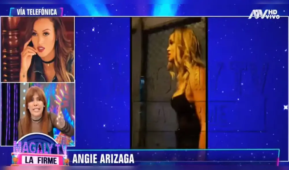 Magaly Medina a Angie Arizaga: “¡Qué ciega eres! Estás mal de la cabeza” Magaly Medina a Angie Arizaga: “¡Qué ciega eres! Estás mal de la cabeza”
