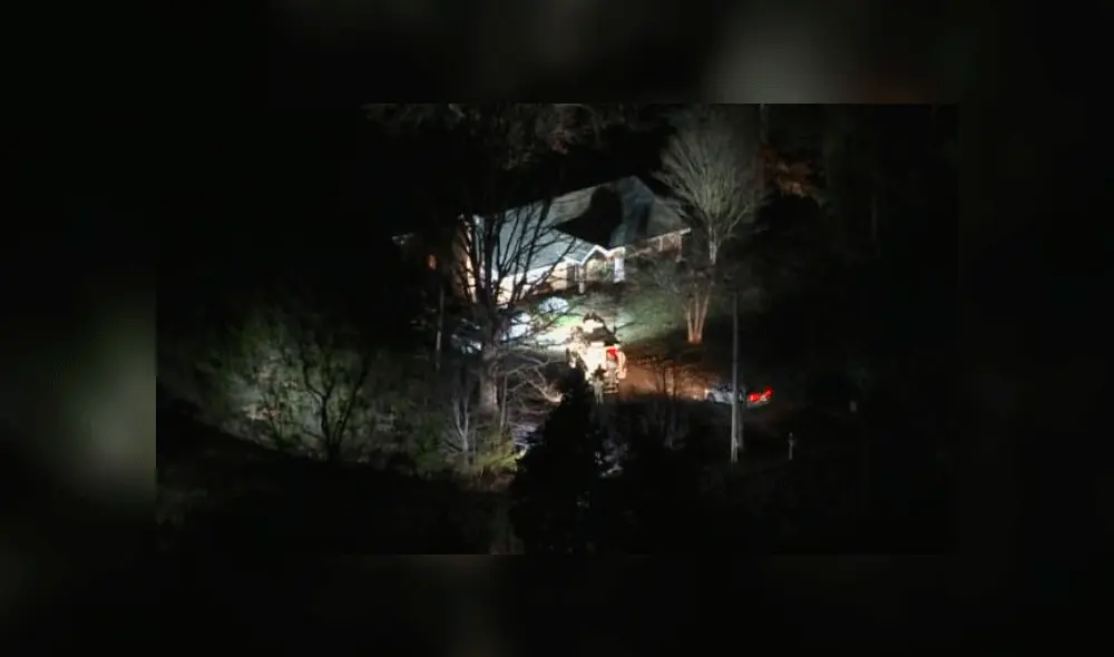 La policía buscó al sospechoso en su casa. Fuente: WJLA. La policía buscó al sospechoso en su casa. Fuente: WJLA.