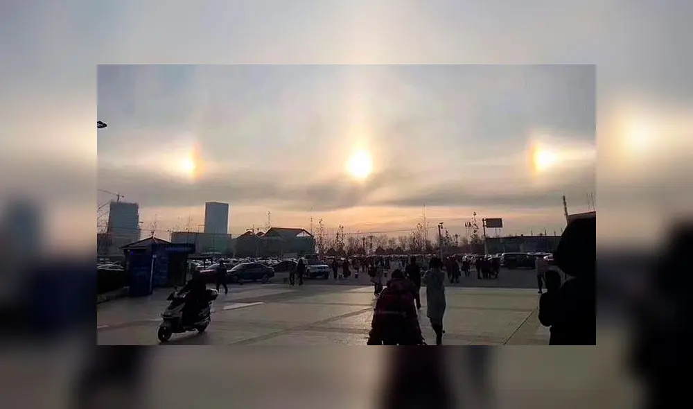 El cielo les causó una gran sorpresa a los habitantes de la ciudad que capturaron que momento. Foto: Daily