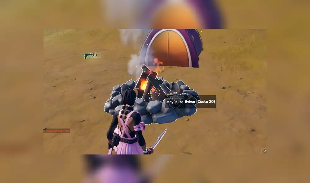 Para avivar una fogata, primero debe estar encendida. Para avivar una fogata, primero debe estar encendida.