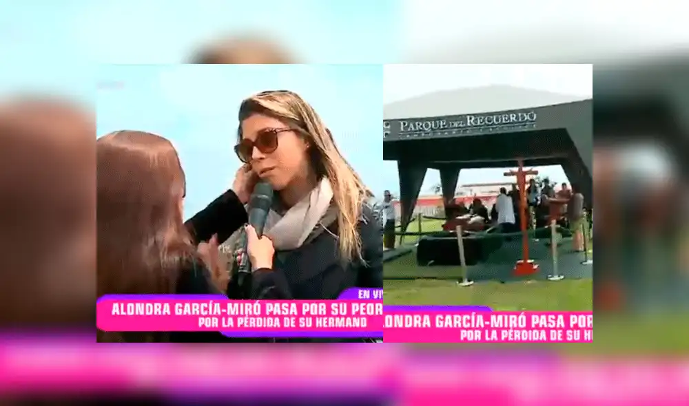 Alondra García sufre la pérdida de su hermano [VIDEO]