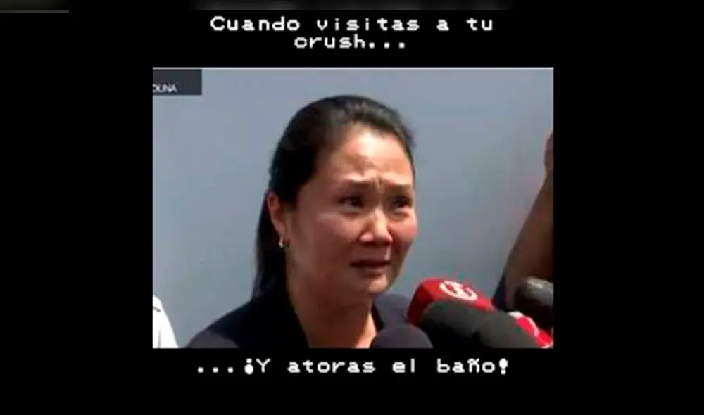 Facebook Viral: Miles de usuarios ironizaron con 'lágrimas' de Keiko Fujimori e hicieron divertidos memes  [FOTOS]