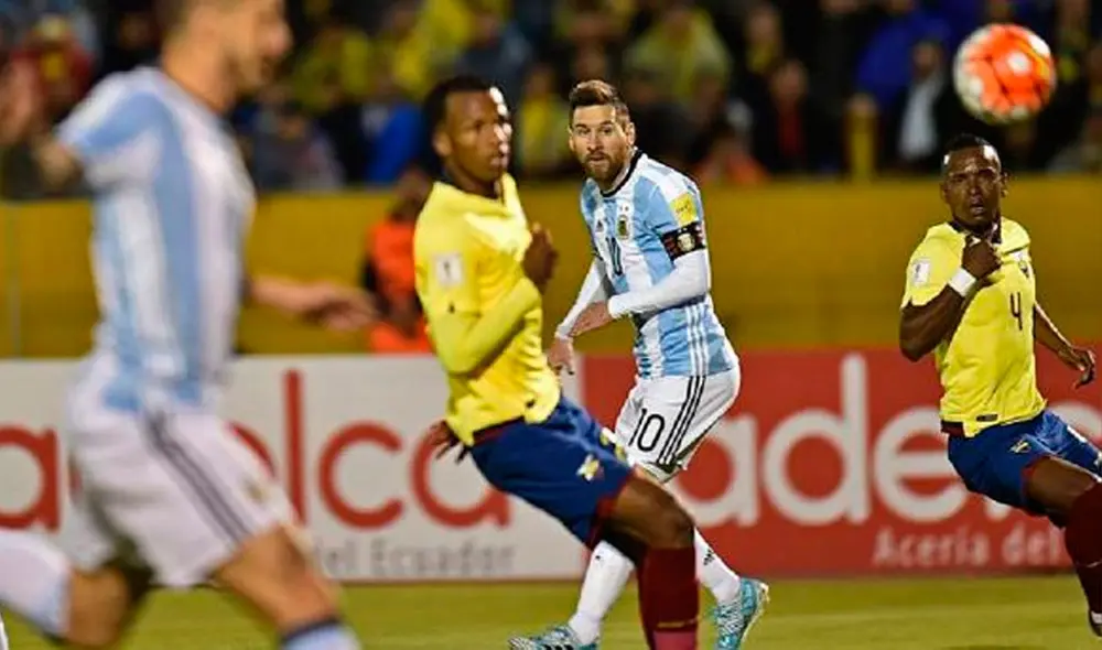 Argentina y Ecuador juegan este jueves en La Bombonera por la fecha 1 de las Eliminatorias Qatar 2022. Foto: AFP Argentina y Ecuador juegan este jueves en La Bombonera por la fecha 1 de las Eliminatorias Qatar 2022. Foto: AFP