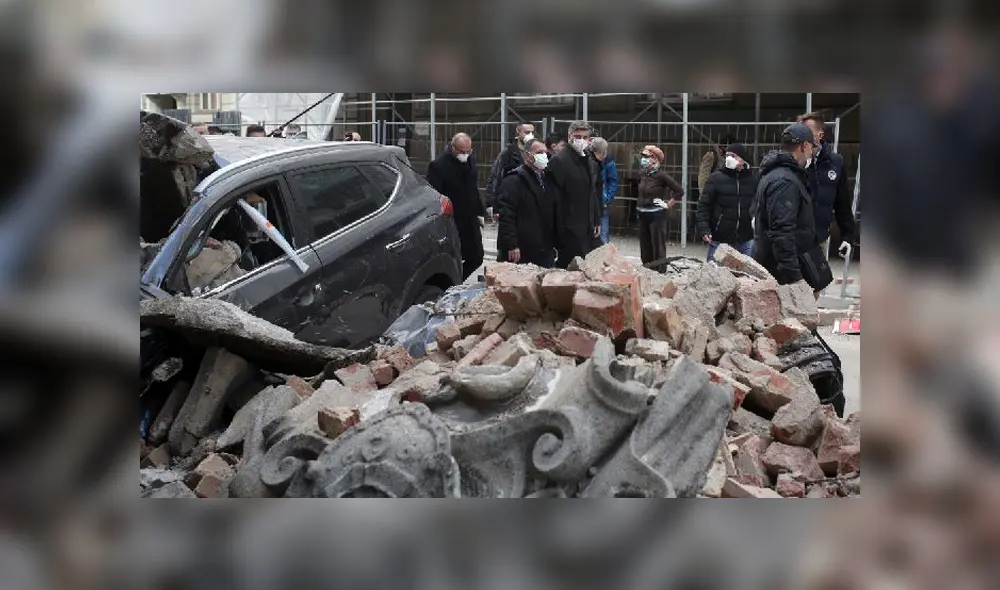 Alrededor de 40 minutos después del primer sismo, ocurrió un segundo de menor magnitud. Foto: AFP. Alrededor de 40 minutos después del primer sismo, ocurrió un segundo de menor magnitud. Foto: AFP.