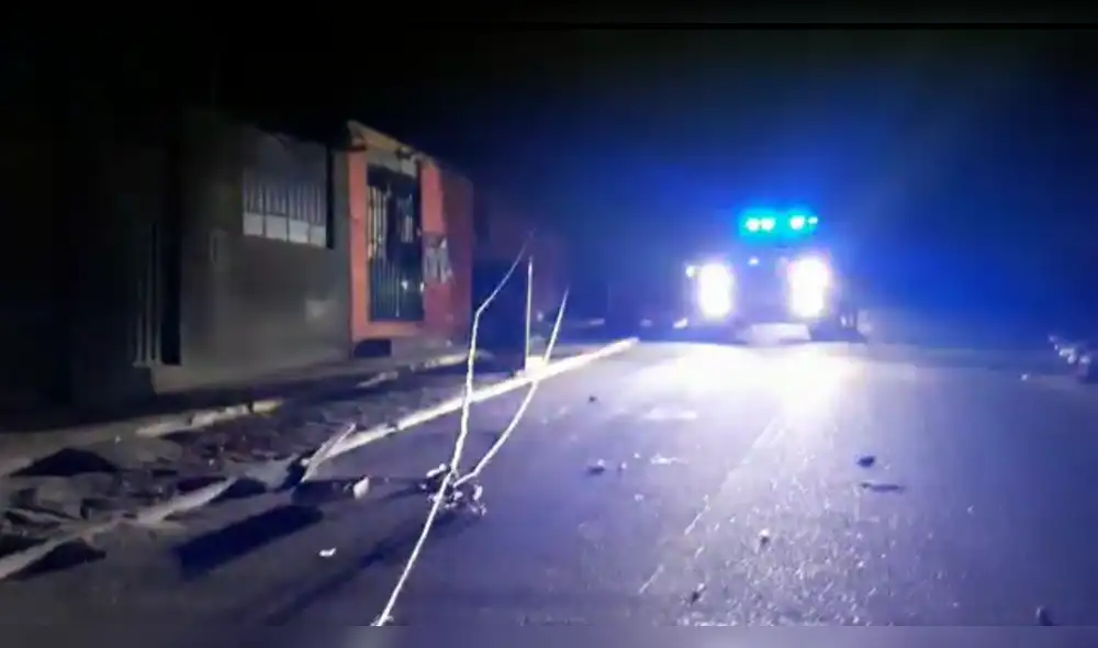 Agente de la Policía huyó del lugar del accidente de tránsito