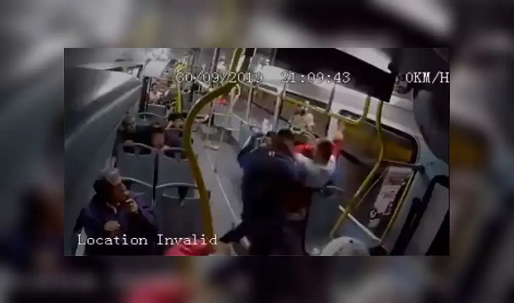Las cámaras de seguridad captaron toda la secuencia de los hechos. Foto: Captura de vídeo