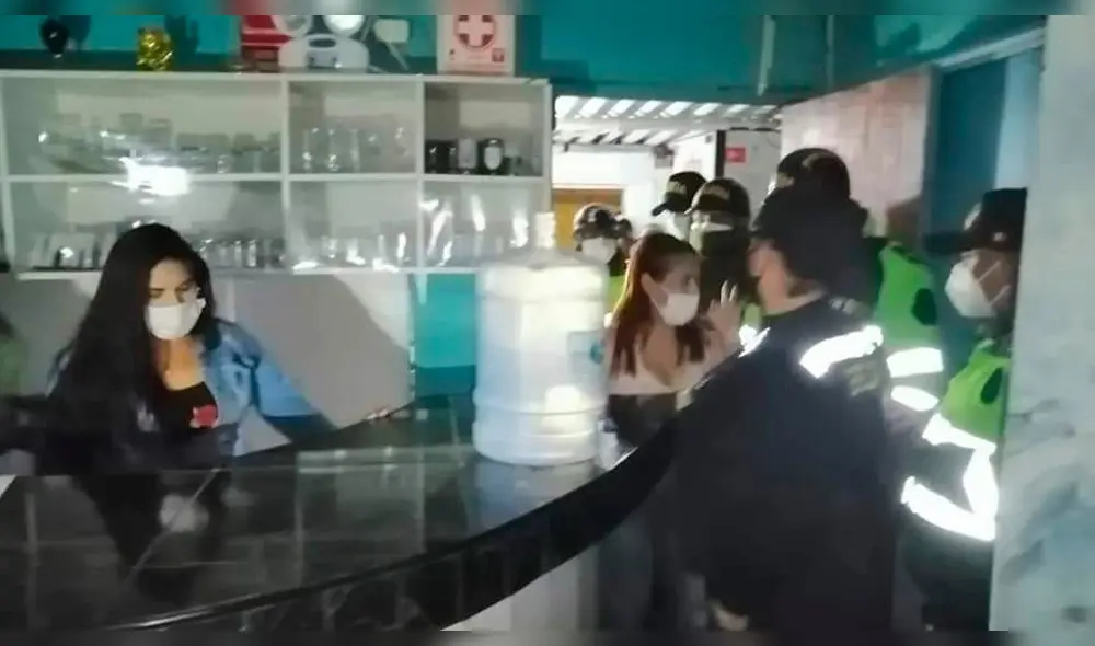 Operativo en cantina de Talara