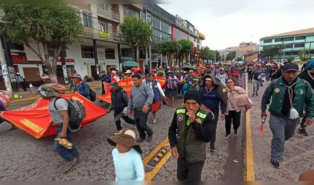 movilización. Cuarto día de paro en Cusco.