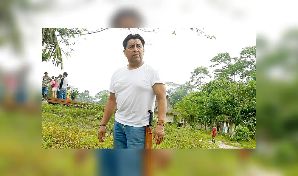 Cabecilla. Isaac Huamán Pérez, hoy preso en Pucallpa.