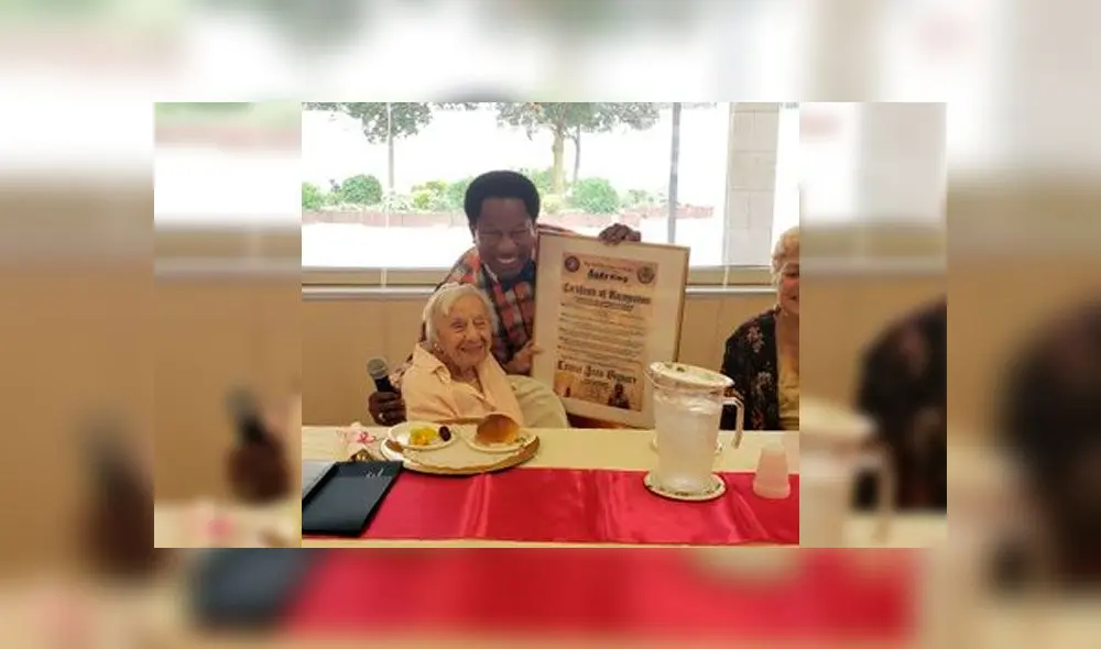 Luisa Signore celebró su cumpleaños 107 en un centro comunitario de Bronx, EE. UU.. Foto: Twitter Luisa Signore celebró su cumpleaños 107 en un centro comunitario de Bronx, EE. UU.. Foto: Twitter