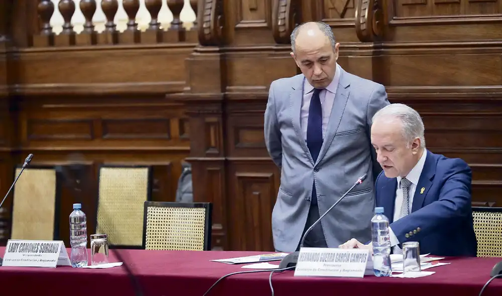 Agenda propia. Hernando Guerra (FP) preside el grupo de Constitución y prioriza proyectos que solo favorecen al Congreso. Foto: difusión
