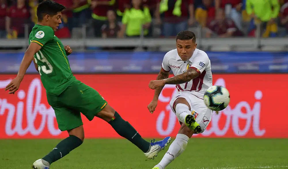 Venezuela vs. Bolivia: Darwin Machís anotó su doblete en partido de la Copa América 2019. | Foto: AFP Venezuela vs. Bolivia: Darwin Machís anotó su doblete en partido de la Copa América 2019. | Foto: AFP