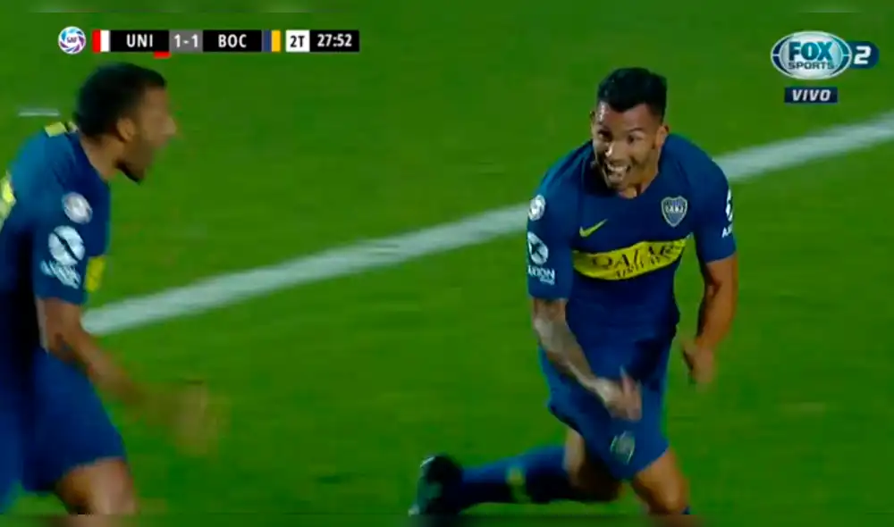 Boca Juniors le volteó el partido a Unión Santa Fe con golazo de Carlos Tévez [VIDEO]