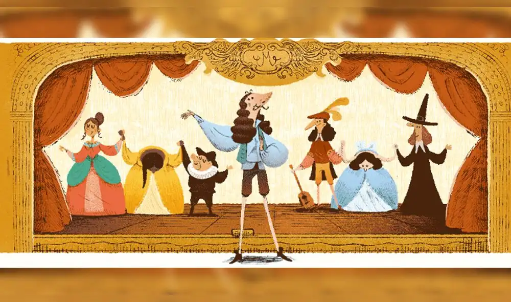 Molière: el mejor autor de comedia dramática fue homenajeado por Google con un Doodle [FOTOS]