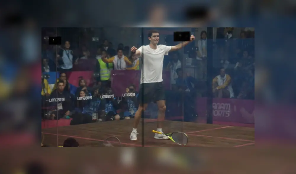 Juegos Panamericanos 2019: Diego Elías lloró tras ganar la medalla de oro en squash. Fotos: Rodolfo Contreras / La República