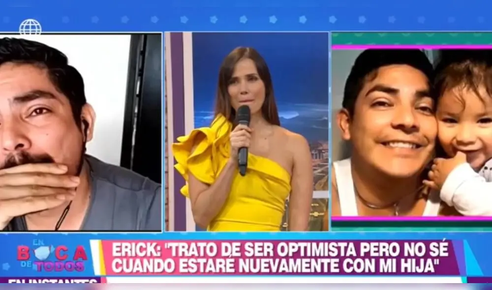 Erick Elera se quiebra al reencontrarse con su hija en En boca de todos Erick Elera se quiebra al reencontrarse con su hija en En boca de todos