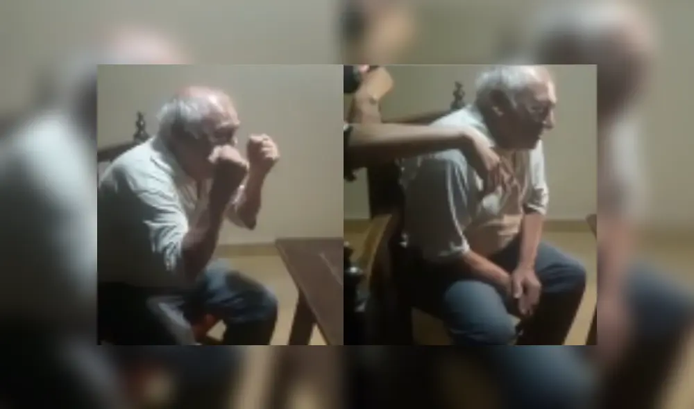 Abuelo se entera por videollamada que su nieto se recibió de abogado y escena conmueve [VIDEO]
