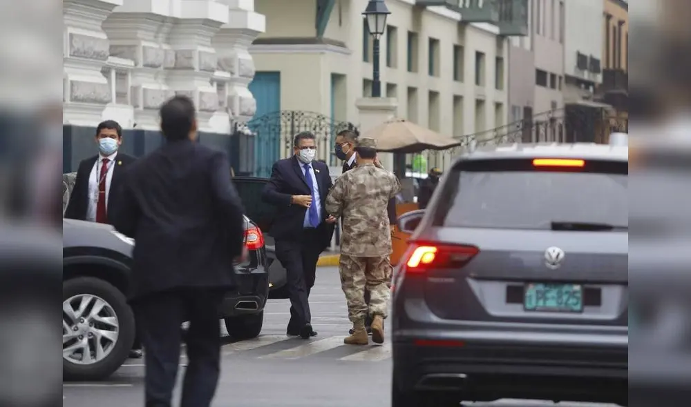 Pedro Cateriano tras reunión con Manuel Merino en el Congreso. Foto: Felix Contreras/La República. Pedro Cateriano tras reunión con Manuel Merino en el Congreso. Foto: Felix Contreras/La República.