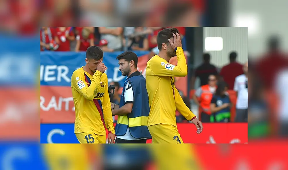 Barcelona igualó 2-2 ante Osasuna por la tercera jornada de La Liga Santander. (Foto: AFP) Barcelona igualó 2-2 ante Osasuna por la tercera jornada de La Liga Santander. (Foto: AFP)
