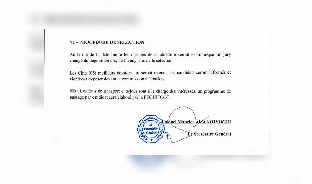 La selección de Guinea usó la red social Facebook para buscar a su nuevo entrenador.