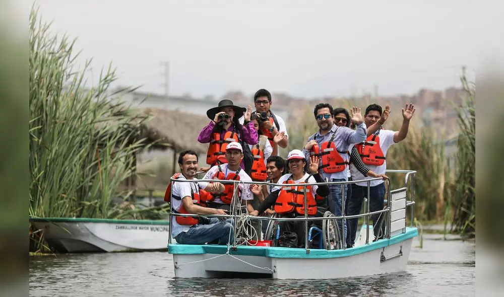 Circuito inclusivo en los Pantanos de Villa. Circuito inclusivo en los Pantanos de Villa.