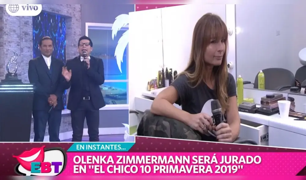 Olenka Zimmermann aparece en el programa “En boca de todos” tras salir de “Al sexto día”