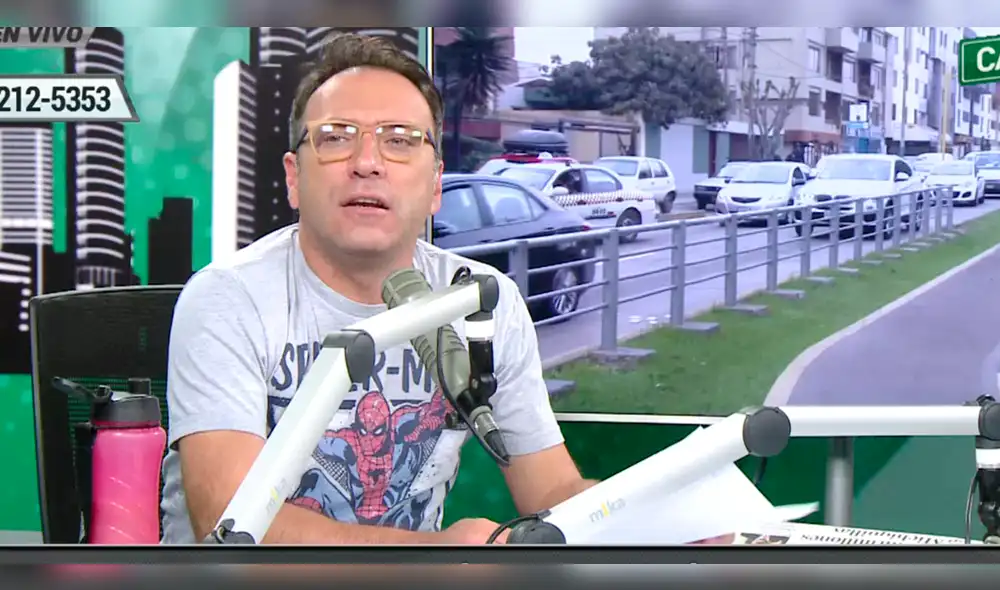 Carlos Galdós recibe insulto por atacar a Alan García durante programa en vivo [VIDEO]