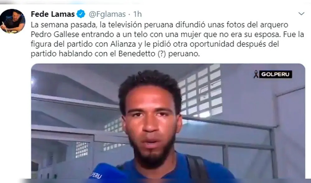 Pedro Gallese: prensa internacional informa de infidelidad de arquero Pedro Gallese: prensa internacional informa de infidelidad de arquero