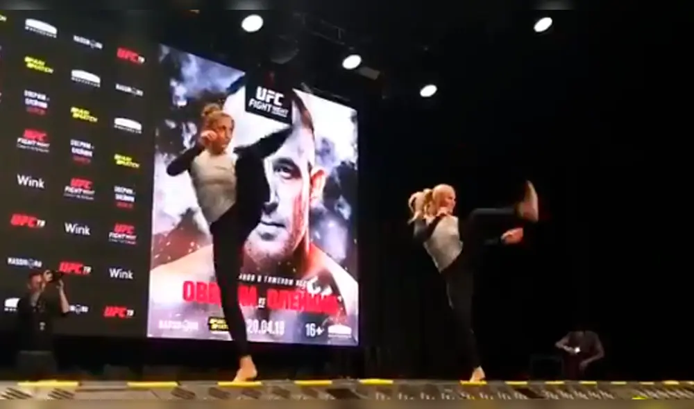 Hermanas Shevchenko impactan en los entrenamientos abiertos de UFC San Petersburgo [VIDEO]