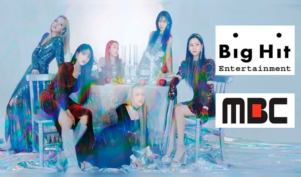 big hit, mbc, pelea, gfriend, music core, kpop