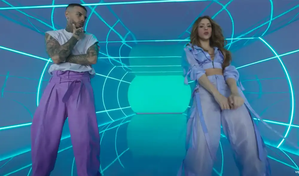 Shakira y Rauw Alejandro estrenaron en abril "Te felicito". Foto: You Tube/ Shakira.